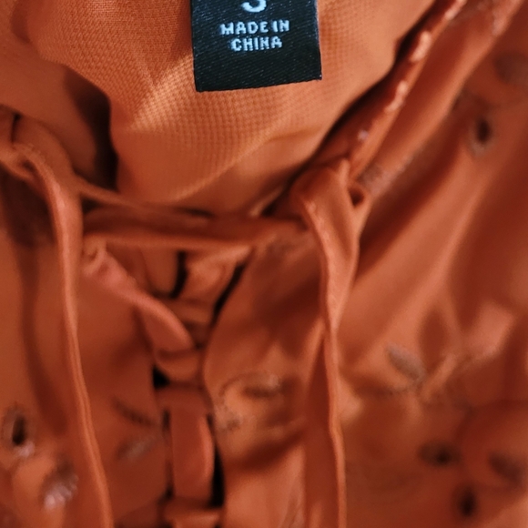 Torrid Eyelet Peasant Blouse - Picture 2 of 4